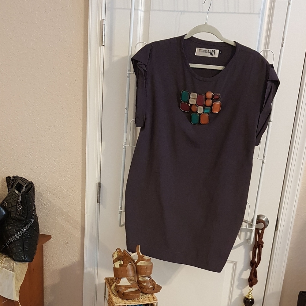 Dress and MK tan sandals